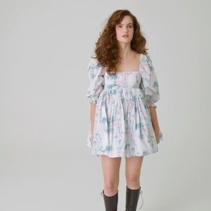 BRAND NEW Selkie Cottage Puff Dress - La Belle Etoile Size 4X NWT 100% Cotton